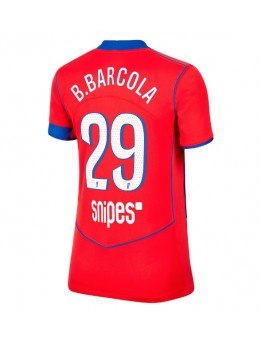 Billige Paris Saint-Germain Bradley Barcola #29 Tredjedrakt Dame 2025-26 Kortermet